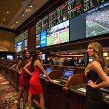 Ilustrasi taruhan sportsbook di perangkat mobile dengan interface modern